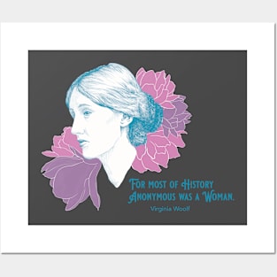 Virginia Woolf  - Anonymous Posters and Art